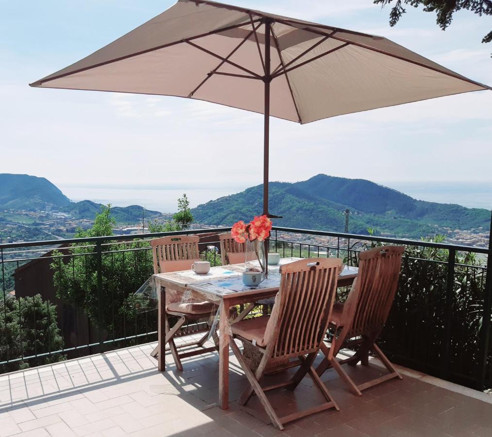 Una Terrazza Sul Golfo Sestri Levante Bagian luar foto