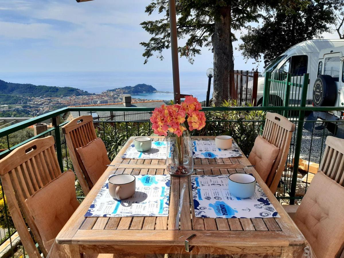 Una Terrazza Sul Golfo Sestri Levante Bagian luar foto