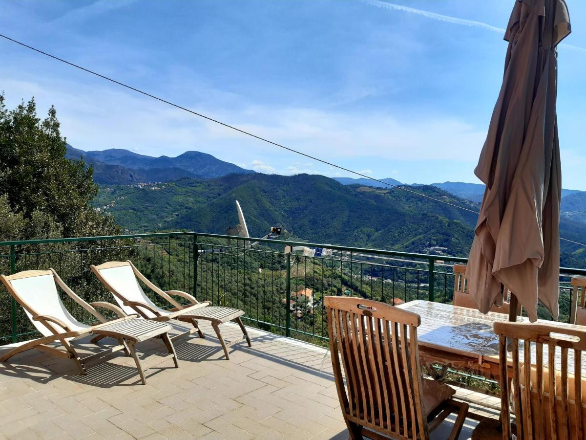 Una Terrazza Sul Golfo Sestri Levante Bagian luar foto